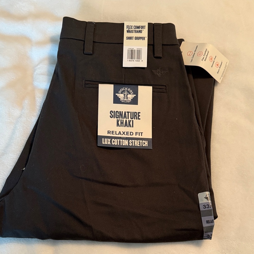 Dockers Signature Khaki Pants 33x30 NWT